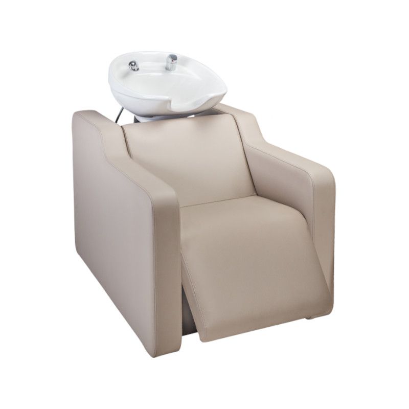 ALBA bac shampoing personnalisable avec couleur au choix et option relax avec releves jambes electrique