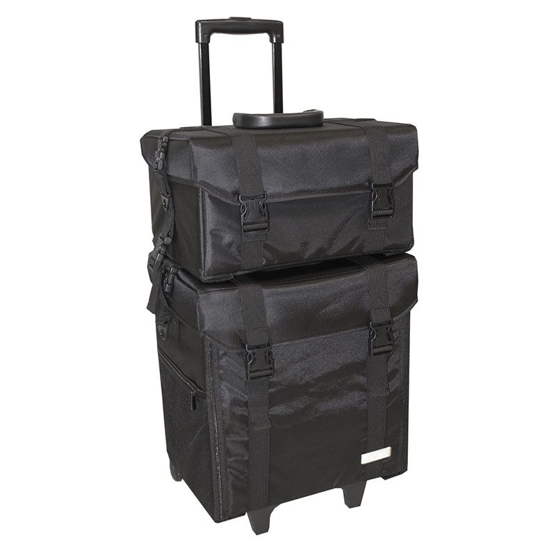 SOLID VALISE DE COIFFURE AVEC COMPARTIMENTS