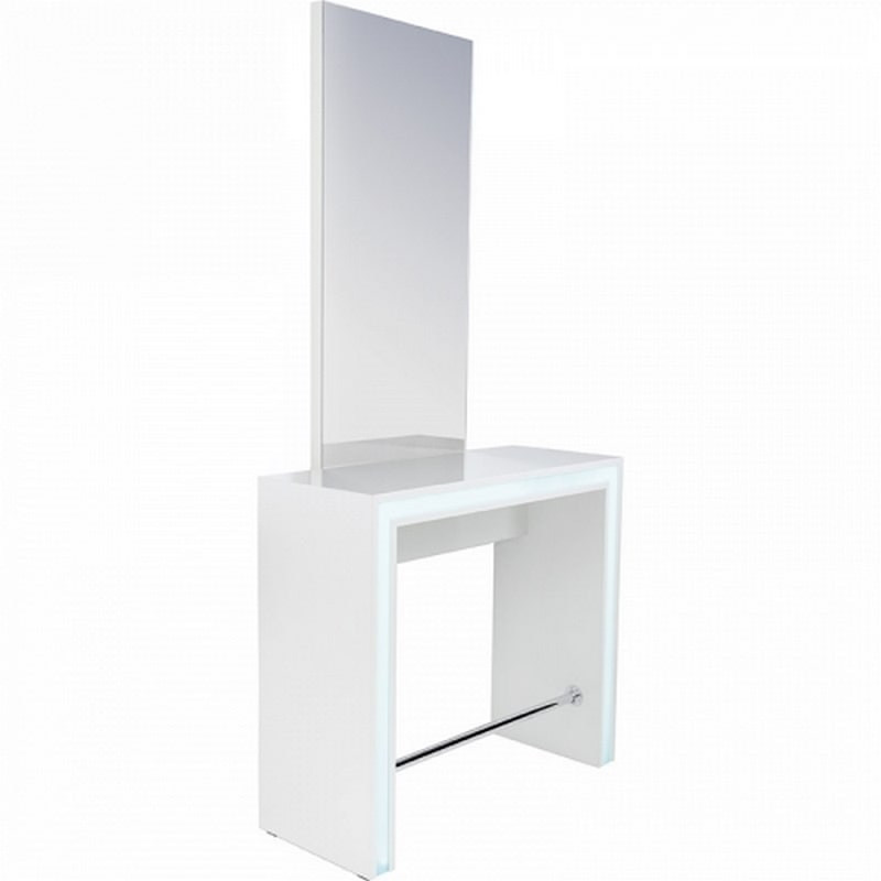 BELLINI Salon de coiffure complet - coiffeuse murale LED SHOW - Malys Equipements