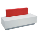 CUBIKO 3-Sitzer-Wartesofa