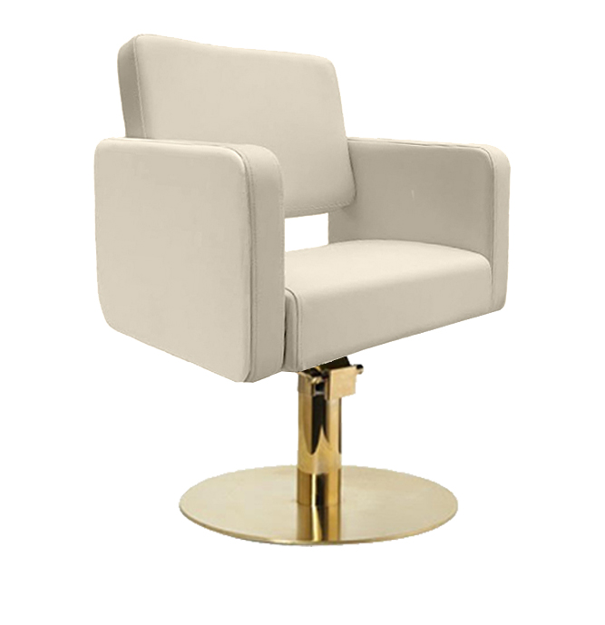 VILIO GOLD Fauteuil Coiffure - Crème