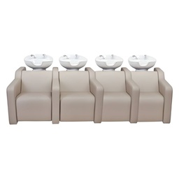ALBA SOFA RELAX VIBROMASSAGE Bac shampoing 4 places