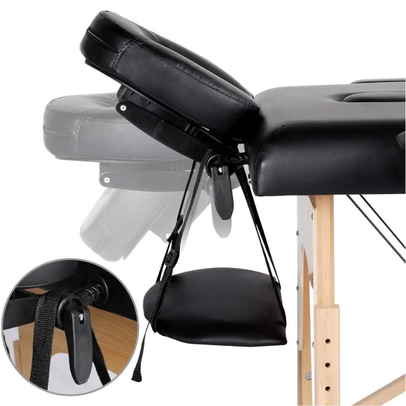 Table de massage pliante NS331A – Confort et praticité pour professionnels appui-tête