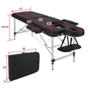 Table de massage pliante NS231A 2 plans ALU plans