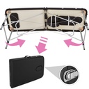 Table de massage pliante NS231A 2 plans ALU 3