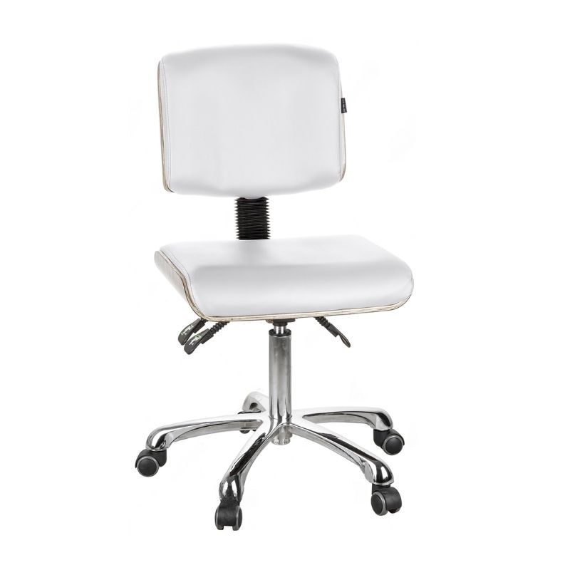 Tabouret avec dossier et 3 réglages