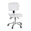 Stool with backrest and 3 adjustments