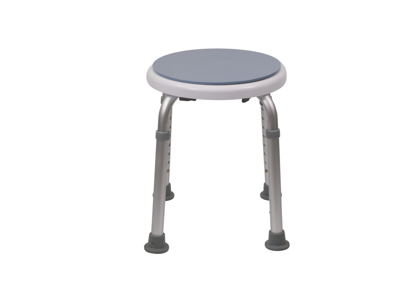 Tabouret de douche pivotant à 360°