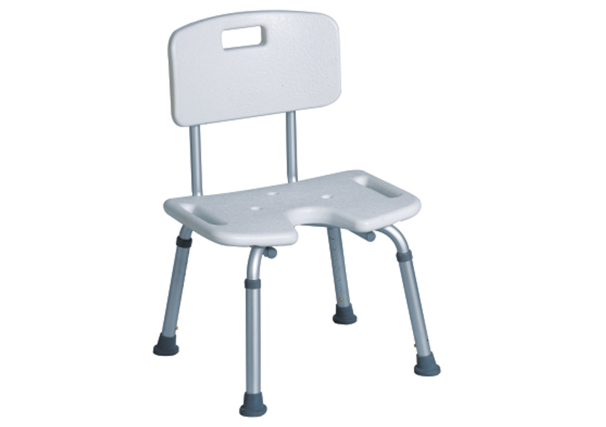 Chaise de douche réglable en forme de U