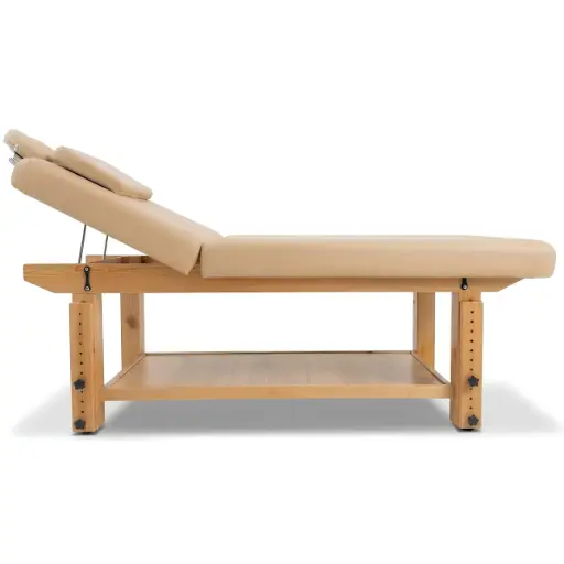 NAYA BEIGE Table de soins réglable en bois massif